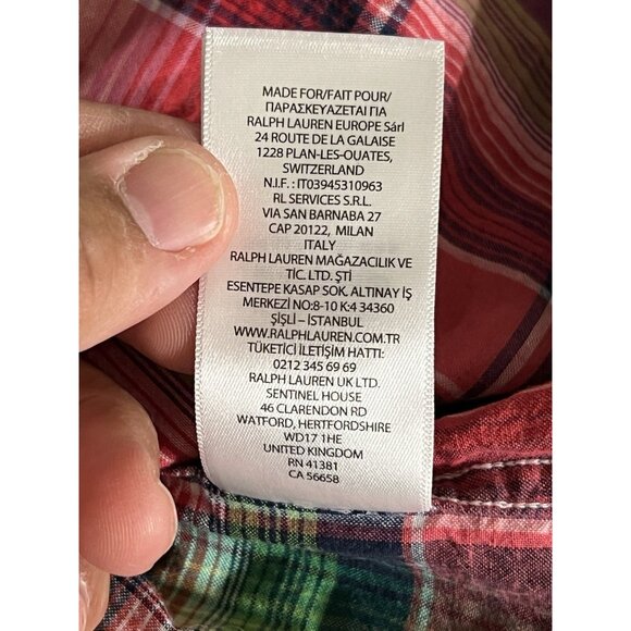 Polo Ralph Lauren Western Flannel Pearl Snap Shirt Men's Medium Multicolor Aztec - Picture 14 of 14